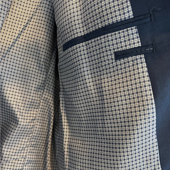 Saddlebred Men’s Blue Sport Coat Blazer 46R - Picture 7 of 7